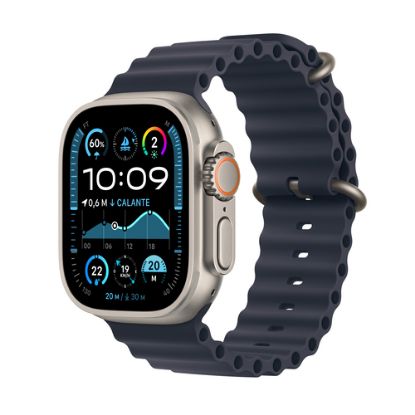 Immagine di MX4D3TY/A WATCH ULTRA 2 CELL 49MM NAT.TITA.CASE+NAVY OCEANB