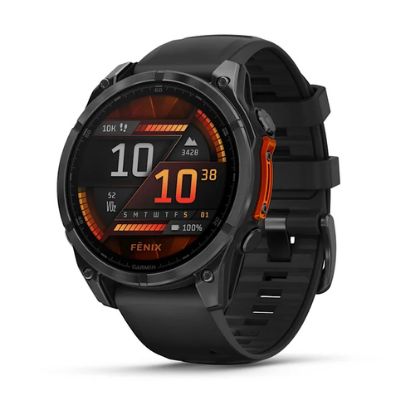 Immagine di Garmin Fenix 8 3,56 cm (1.4") AMOLED 47 mm Digitale 454 x 454 Pixel Touch screen Nero Wi-Fi GPS (satellitare)