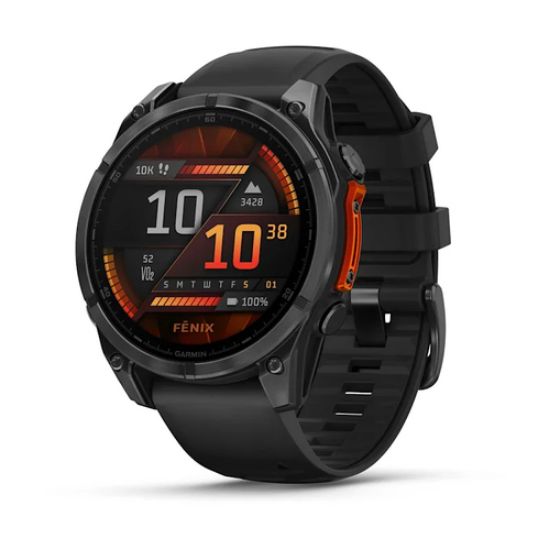 Immagine di Garmin Fenix 8 3,56 cm (1.4") AMOLED 47 mm Digitale 454 x 454 Pixel Touch screen Nero Wi-Fi GPS (satellitare)