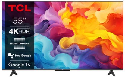 Immagine di TCL P655 Serie P6 Smart TV Ultra HD 4K 55" 55P655, Dolby Audio, Controlli vocali, Google TV