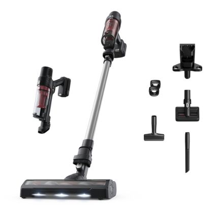 Immagine di Rowenta RH6A71 Aspirapolvere a bastone 2 in 1 Batteria Secco Senza sacchetto Alluminio, Rosso