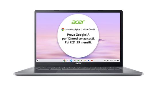 Immagine di CB515-2H-34ZU - NX.KNUET.002 CHROMEBOOK PLUS 515 15,6"FHD I3-1215U RAM 8GB SSD