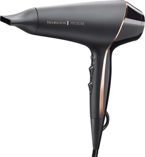 Immagine di Remington PROLuxe Midnight Edition asciuga capelli 2400 W Nero, Oro