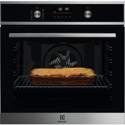 Immagine di EOF6P46X FORNO 72LT MULTI9 PIROLITICO GLASSBLACK A+INTUIT