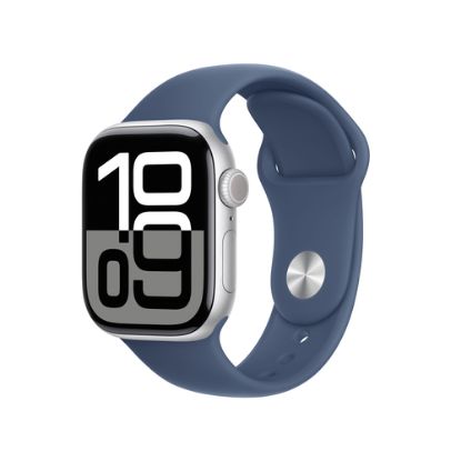 Immagine di MWWA3QL/A WATCH S10 42MM SIL.ALU CASE+DENIM SP.BAND S/M