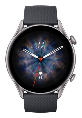 Immagine di Amazfit GTR3PROGB smartwatch e orologio sportivo 3,68 cm (1.45") AMOLED Digitale Nero GPS (satellitare)