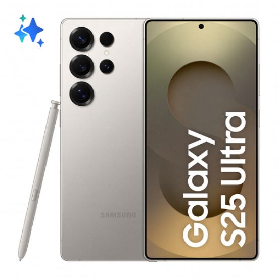 Immagine di Samsung Galaxy S25 Ultra Smartphone AI, Display 6.9'' QHD+ Dynamic AMOLED 2X, Fotocamera 200MP, RAM 12GB, 512GB, 5.000 mAh, Titanium Gray