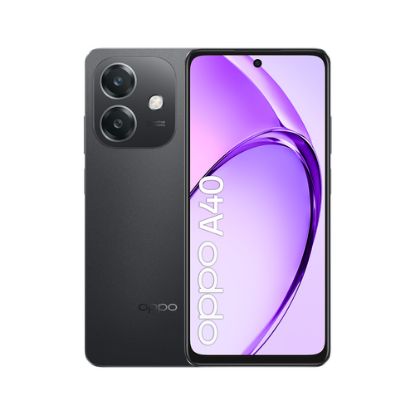 Immagine di OPPO A40 Smartphone, Fotocamera AI 50MP, Selfie 5MP, Display 6.67” 90HZ LCD HD+, 5100mAh, RAM 4 Esp 8GB (+4GB Virtuali) +ROM 128GB, IP54, [Versione Italia], Sparkle Black