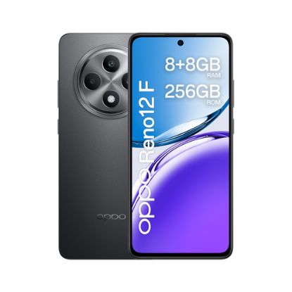 Immagine di OPPO Reno12 F 4G AI Smartphone, Tripla fotocamera 50+8+2MP, Selfie 32MP, Display 6.67” 120HZ AMOLED FHD+, 5000mAh, RAM 16 GB (8+8) + ROM 256GB, [Versione Italia], Matte Gray