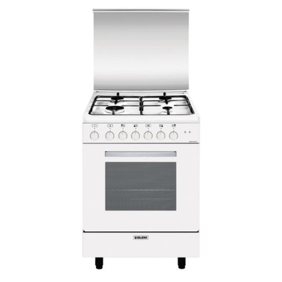 Immagine di Glem Gas A664MX6 cucina Elettrico Bianco