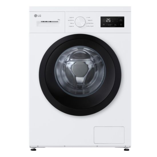 Immagine di LG F4NA10S8NWK Lavatrice slim 8kg, Classe A, 1400 giri, Programma igiene con vapore, Top rimovibile, White
