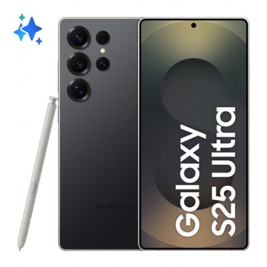 Immagine di Samsung Galaxy S25 Ultra Smartphone AI, Display 6.9'' QHD+ Dynamic AMOLED 2X, Fotocamera 200MP, RAM 12GB, 512GB, 5.000 mAh, Titanium Black