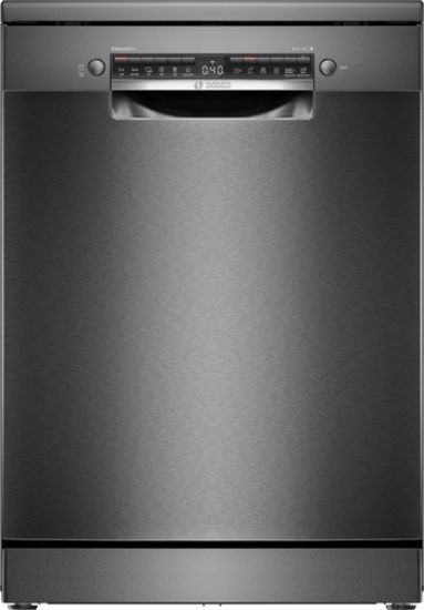 Immagine di Bosch Serie 4 SMS4EMC06E Lavastoviglie da libera installazione 60 cm Acciaio nero Classe B