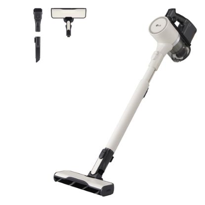 Immagine di LG CordZero A9K Lite, Aspirapolvere Kompressor 220W, 60 min, 1 spazzola + 2 accessori, Filtro 5 strati, Wi-Fi, Beige