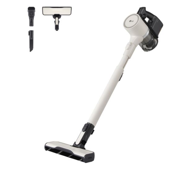 Immagine di LG CordZero A9K Lite, Aspirapolvere Kompressor 220W, 60 min, 1 spazzola + 2 accessori, Filtro 5 strati, Wi-Fi, Beige
