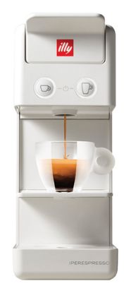 Immagine di Illy Y3.3 Bianca Macchina per caffè a capsule iperespresso - in omaggio 36 classic, 18 intenso