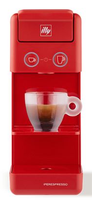 Immagine di Illy Y3.3 Rossa Macchina per caffè a capsule iperespresso - in omaggio 36 classic, 18 intenso