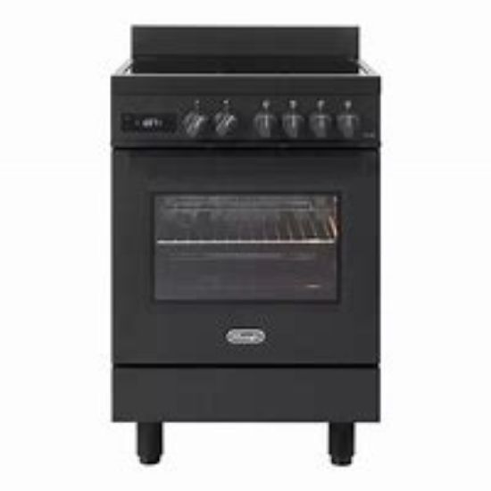 Immagine di PRO66MALIN CUCINA NERA  60X60 FORNO MULTI 11 VAPORE PIANO INDUZIONE CON BRIDGE