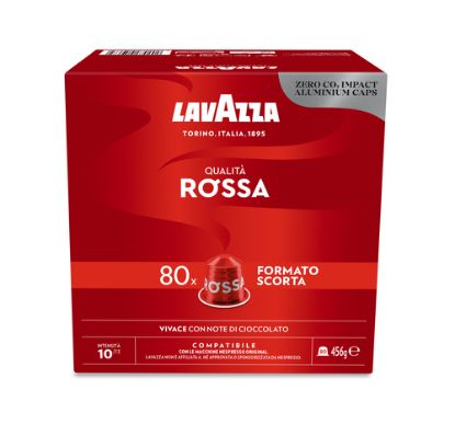 Immagine di Lavazza Capsule Compatibili Nespresso Qualità Rossa, 80 Capsule