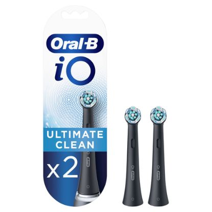 Immagine di Oral-B iO Ultimate Clean iO Testine Di Ricambio Ultimate Clean Nere. 2 Pezzi