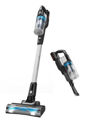 Immagine di Black & Decker BHFEB520D1 scopa elettrica Aspirapolvere a bastone 2 in 1 Batteria Secco Senza sacchetto Nero, Trasparente, Bianco 2 Ah
