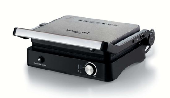 Immagine di Ariete 1934 MetalGrill 3in1, Griglia elettrica per grigliate miste, 2000W, 3 modalità di cottura, Piastre antiaderenti, Silver/Black