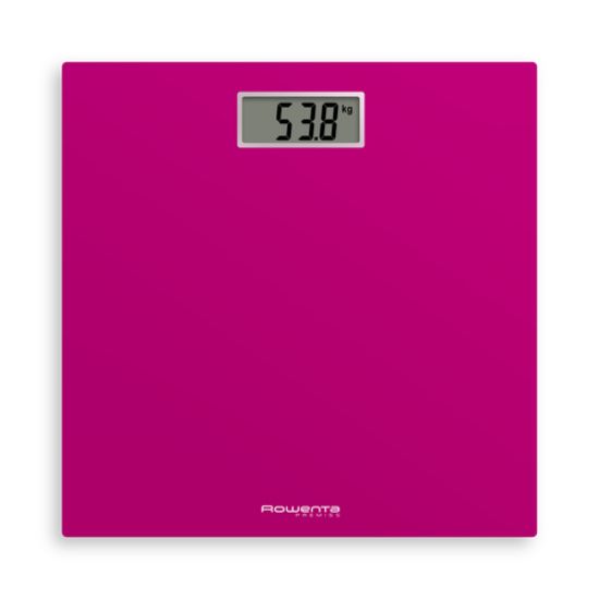 Immagine di Rowenta Premiss BS1403 Quadrato Rosa Bilancia pesapersone elettronica