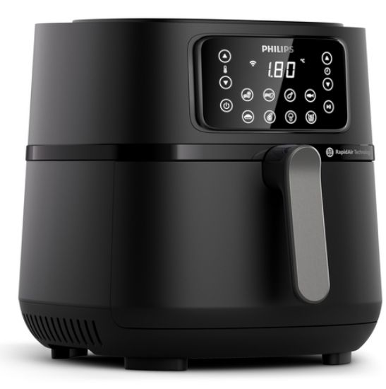 Immagine di Philips 5000 series Airfryer 7.2L, Friggitrice ad aria 16-in-1, App per ricette , accessorio teglia HD9285/93
