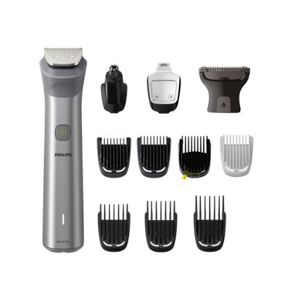 Immagine di Philips Multigroom Series 5000 rasoio rifinitore all-in-one 12 in 1 con 12 accessori per viso, testa e corpo MG5940/15