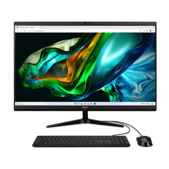 Immagine di Acer Aspire C27-1800 Intel® Core™ i5 i5-12450H 68,6 cm (27") 1920 x 1080 Pixel PC All-in-one 16 GB 1,02 TB SSD Windows 11 Home Wi-Fi 6E (802.11ax) Nero