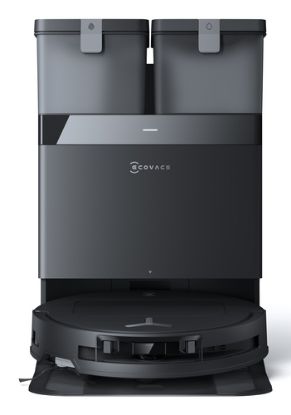 Immagine di Ecovacs DEEBOT T50 OMNI Robot Aspirapolvere Lavapavimenti, 15000 Pa, Spazzola Laterale Estensibile e Lavapavimenti, ZeroTangle 2.0, lavaggio con acqua calda a 70 ℃, Ultrasottile 81 mm, nero