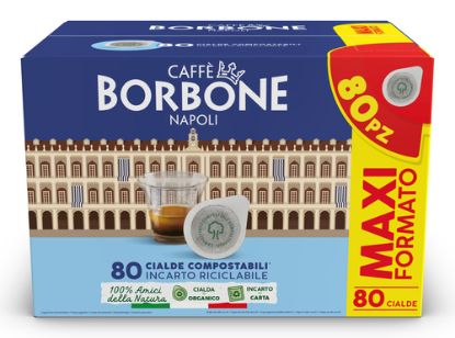 Immagine di Caffè Borbone 44BNERADECISA80PZ capsula e cialda da caffè Cialde caffè 80 pz