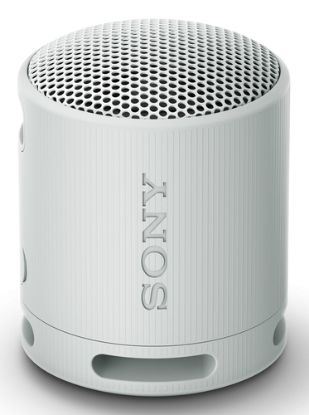Immagine di Sony SRS-XB100 - Speaker Wireless Bluetooth, portatile, leggero, compatto, da esterno, da viaggio, resistente IP67 impermeabile e antipolvere, batteria da 16 ore, cinturino versatile, chiamate in vivavoce - Grigio