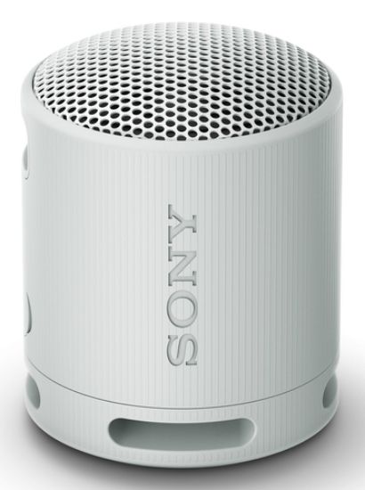 Immagine di Sony SRS-XB100 - Speaker Wireless Bluetooth, portatile, leggero, compatto, da esterno, da viaggio, resistente IP67 impermeabile e antipolvere, batteria da 16 ore, cinturino versatile, chiamate in vivavoce - Grigio