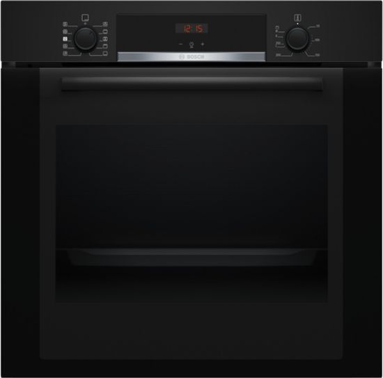 Immagine di Bosch Serie 4 HQA334EB3 Forno con vapore da incasso 60 x 60 cm Nero Classe A+