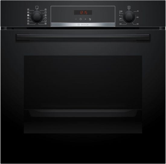 Immagine di Bosch Serie 4 HQA574BB3 Forno con vapore da incasso 60 x 60 cm Nero Classe A+