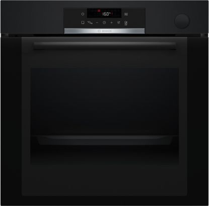 Immagine di Bosch Serie 4 HRG312BB3 Forno con vapore da incasso 60 x 60 cm Nero Classe A+