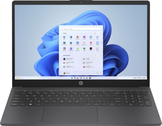 Immagine di HP 15-fd0079nl Intel® N N100 Computer portatile 39,6 cm (15.6") HD 4 GB DDR4-SDRAM 128 GB UFS Wi-Fi 6E (802.11ax) Windows 11 Home in S mode Grigio