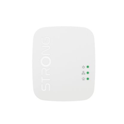 Immagine di Strong POWERLWF1000DUOMINI adattatore di rete PowerLine 1000 Mbit/s Collegamento ethernet LAN Wi-Fi Bianco 2 pz