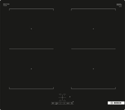 Immagine di Bosch Serie 4 PVQ611BB6E Piano cottura a induzione 60 cm Nero, senza profili