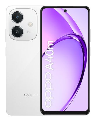 Immagine di OPPO A40M Smartphone, Fotocamera AI 50MP, Selfie 5MP, Display 6.67” 90HZ LCD HD+, 5100mAh, RAM 16 GB (8+8) + ROM 256GB, IP54, [Versione Italia], Starlight White