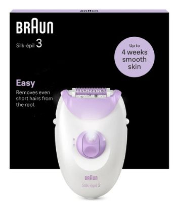 Immagine di Braun Silk-épil 3 3-000 20 pinzette Viola, Bianco