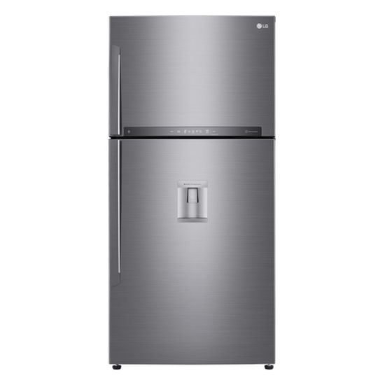Immagine di LG GTF916PZPED Frigorifero doppia porta maxi, Classe E, 592L, Wi-Fi, Dispenser acqua, Inox