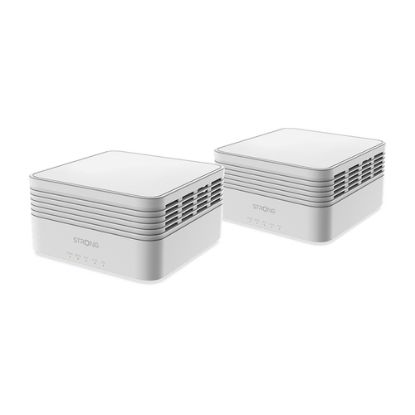 Immagine di Strong MESHKITAX3000 sistema Wi-Fi Mesh Dual-band (2.4 GHz/5 GHz) Wi-Fi 6 (802.11ax) Bianco 2 Interno