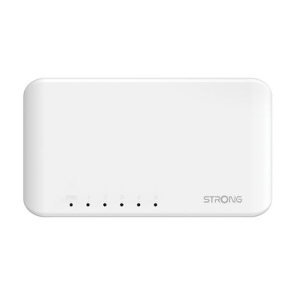 Immagine di Strong SW5000P switch di rete Gigabit Ethernet (10/100/1000) Bianco