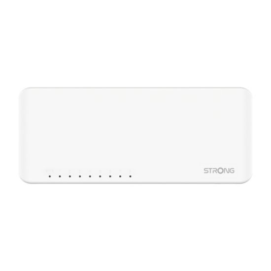 Immagine di Strong SW8000P switch di rete Gigabit Ethernet (10/100/1000) Bianco