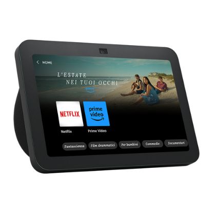 Immagine di Amazon Echo Show 8 (3ª gen., modello 2023) | Schermo touch intelligente HD con audio spaziale, hub per Casa Intelligente e Alexa | Antracite