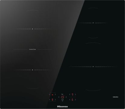 Immagine di Hisense HI621FM piano cottura Nero Da incasso 59.5 cm Piano cottura a induzione 4 Fornello(i)