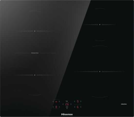 Immagine di Hisense HI621FM piano cottura Nero Da incasso 59.5 cm Piano cottura a induzione 4 Fornello(i)