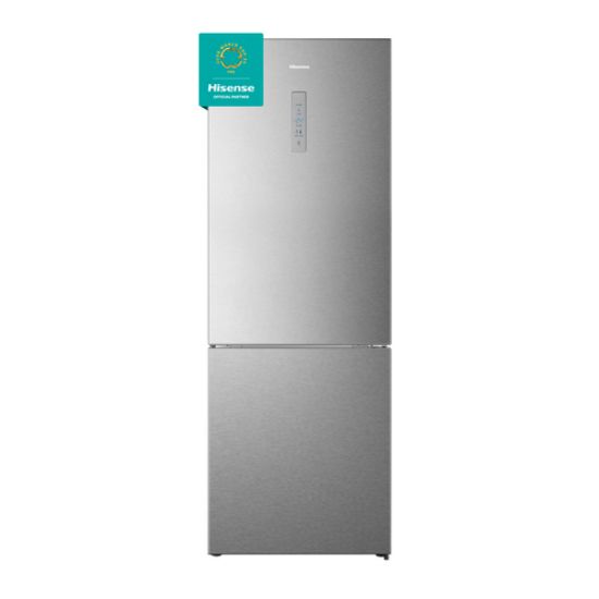 Immagine di Hisense RB645N4BIE frigorifero con congelatore Libera installazione 495 L E Acciaio inox